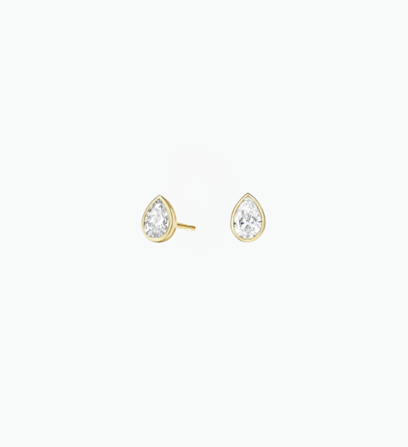 Clara Diamond Pear Stud