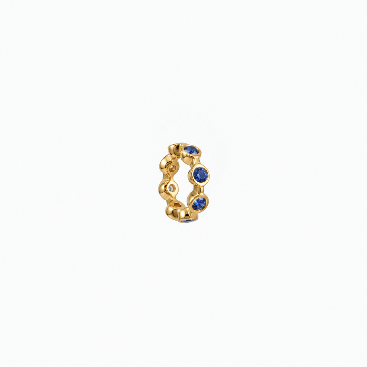 Marceline Bead Charm in Natural Blue Sapphire
