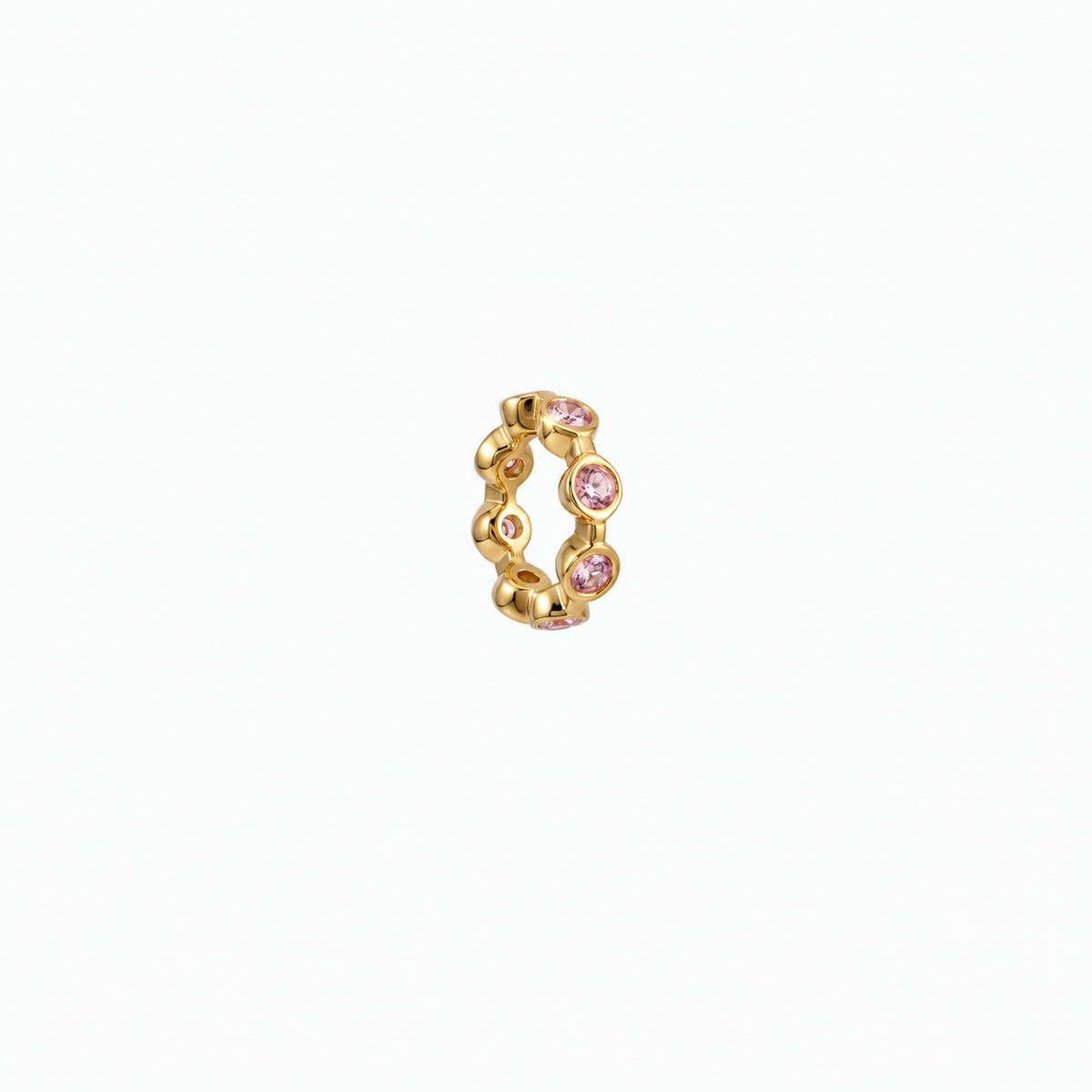 Marceline Bead Charm in Natural Pink Ruby