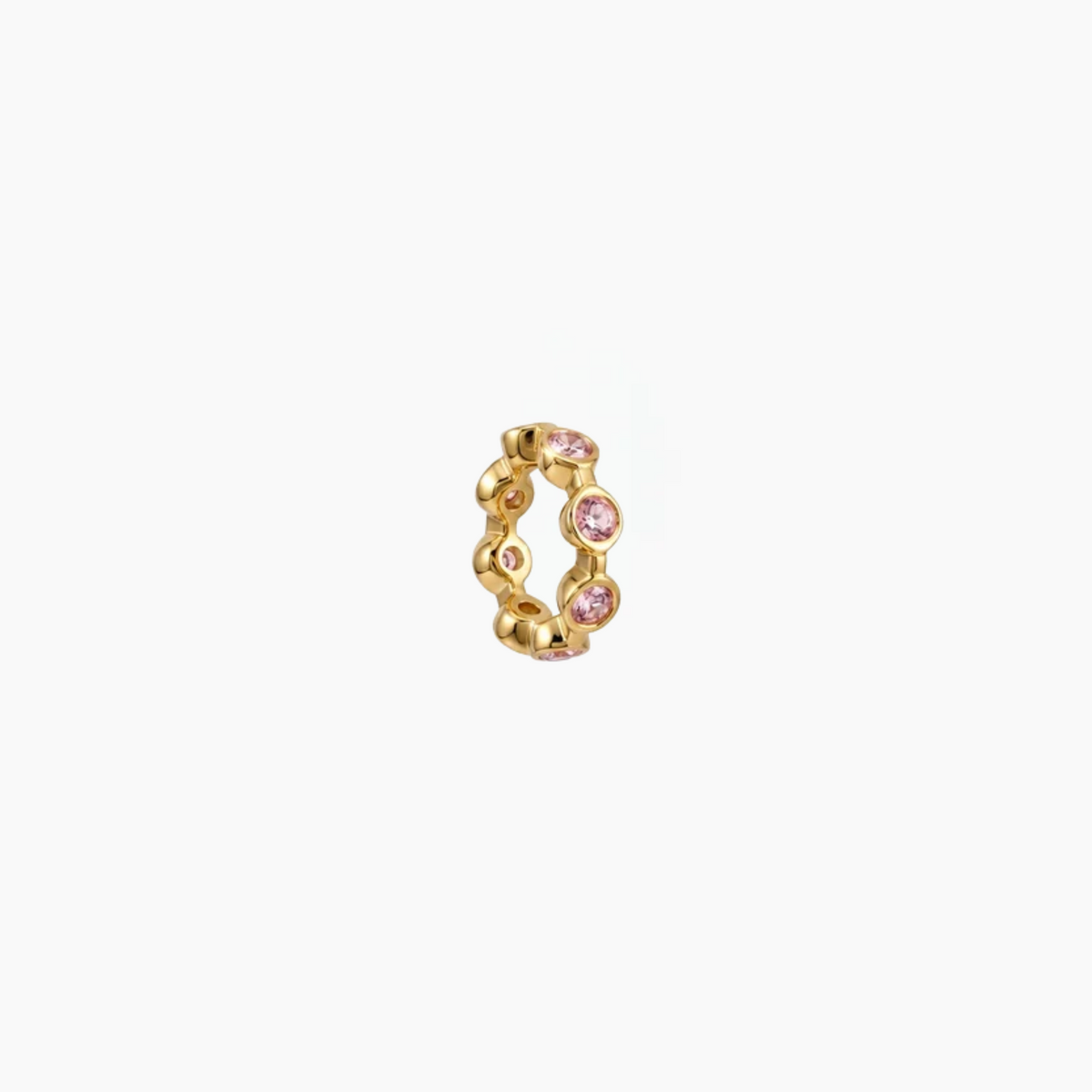 Marceline Bead Charm in Natural Pink Ruby