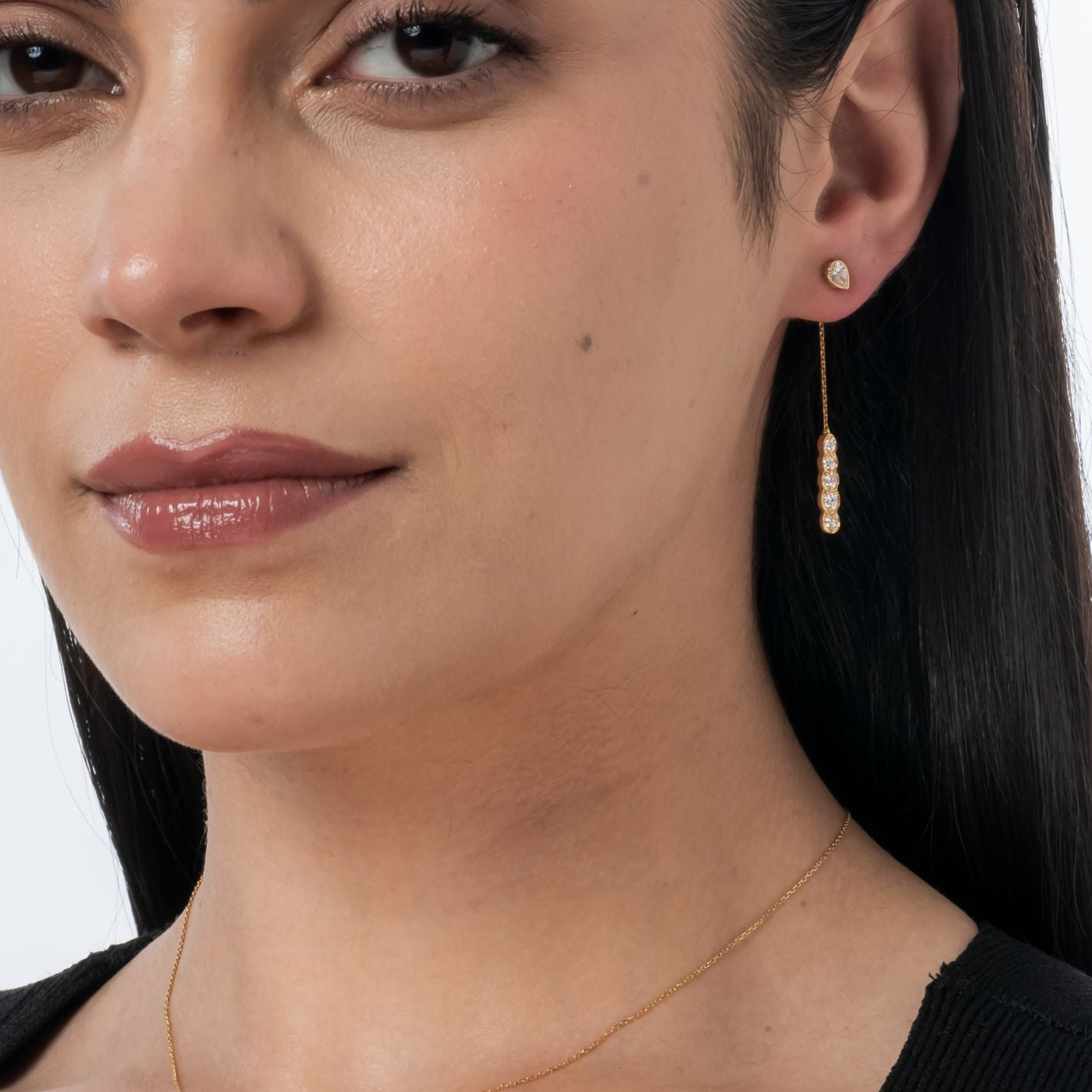 Clara Pear Stud