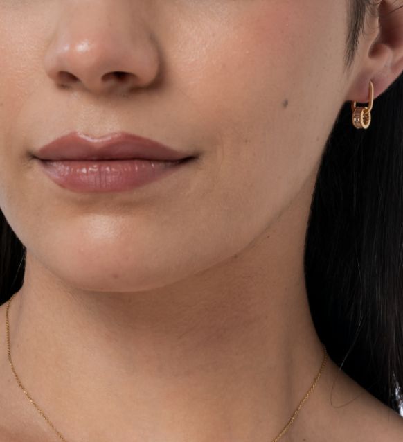 Orla Solid Gold U Hoop