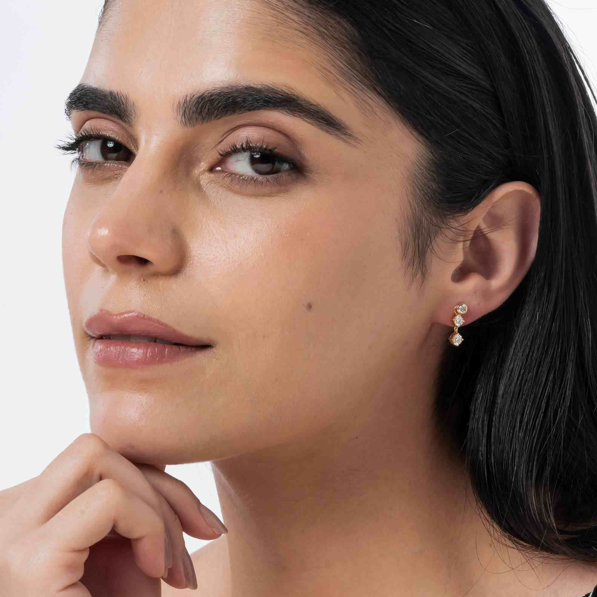 Iris Petite Round Stud