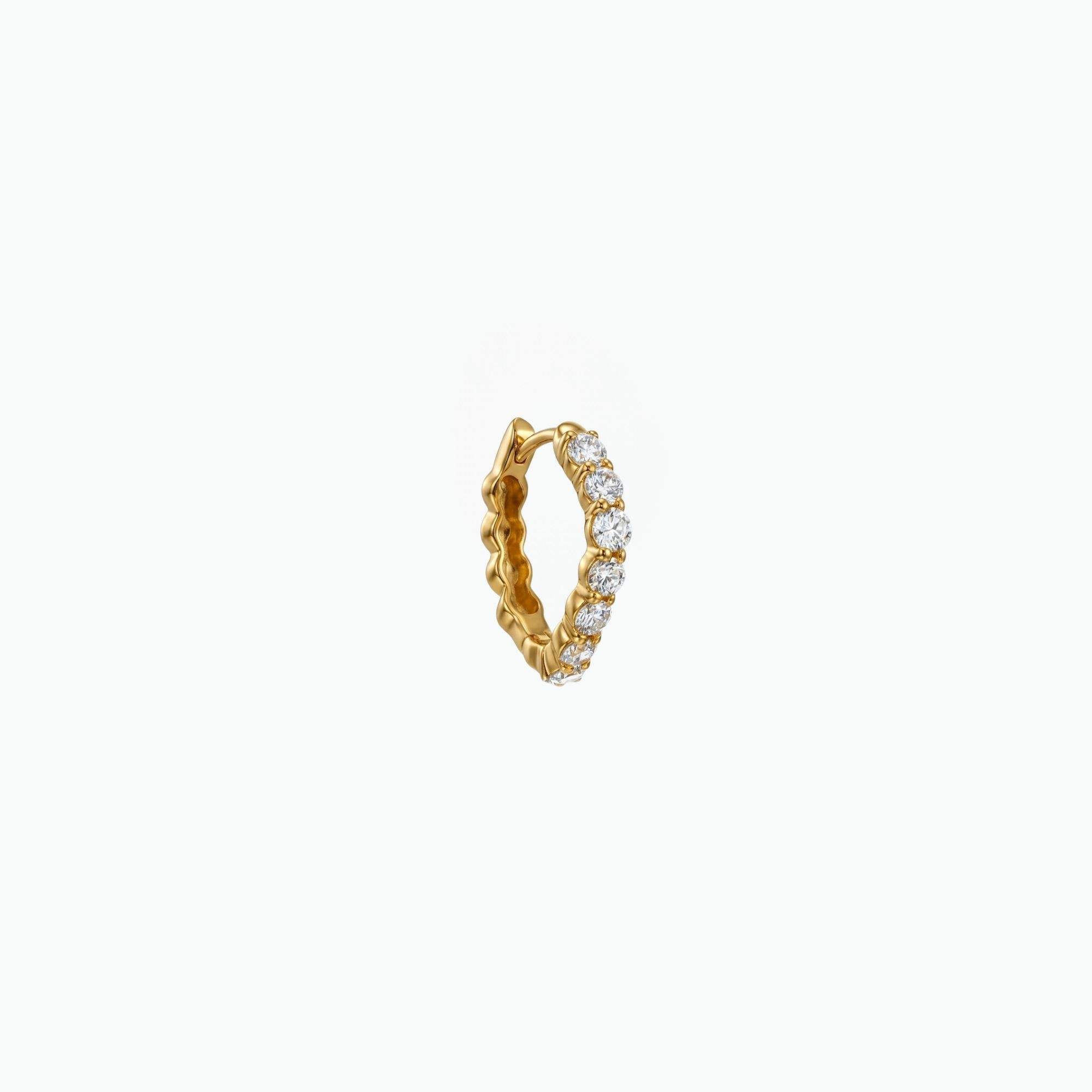 Solene Diamond Hoop
