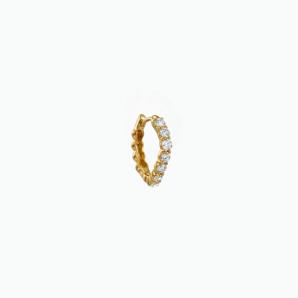 Solene Diamond Hoop